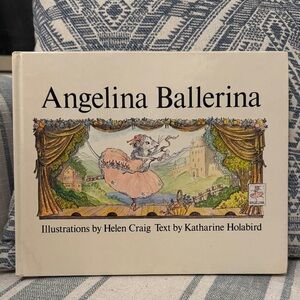 Angelina Ballerina Children's Book, hardcover, 1983